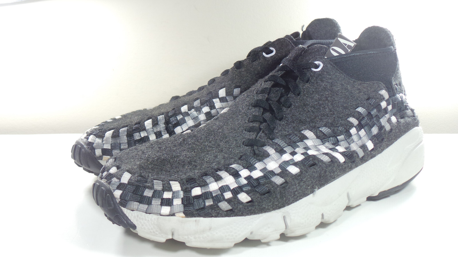 NIKE 2012 AIR FOOTSCAPE WOVEN 443686 014 BLACK 9 PRESTO