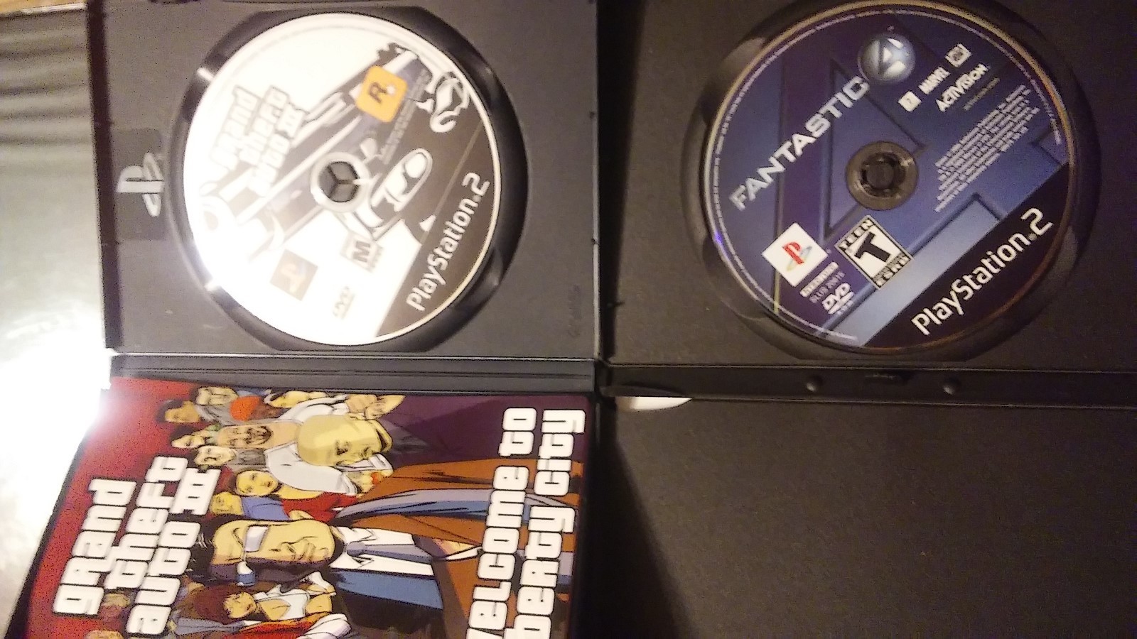 PS2 game lot- GTA 3 , Fantastic 4