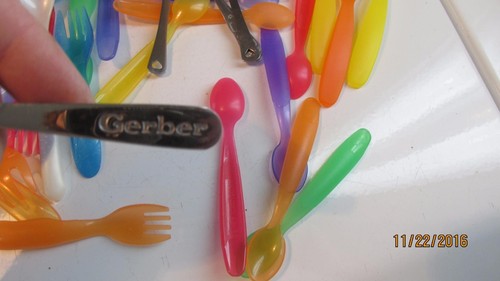 Huge lot of Baby Spoons Forks Gerber Scottie Ware Munchkin Around 50