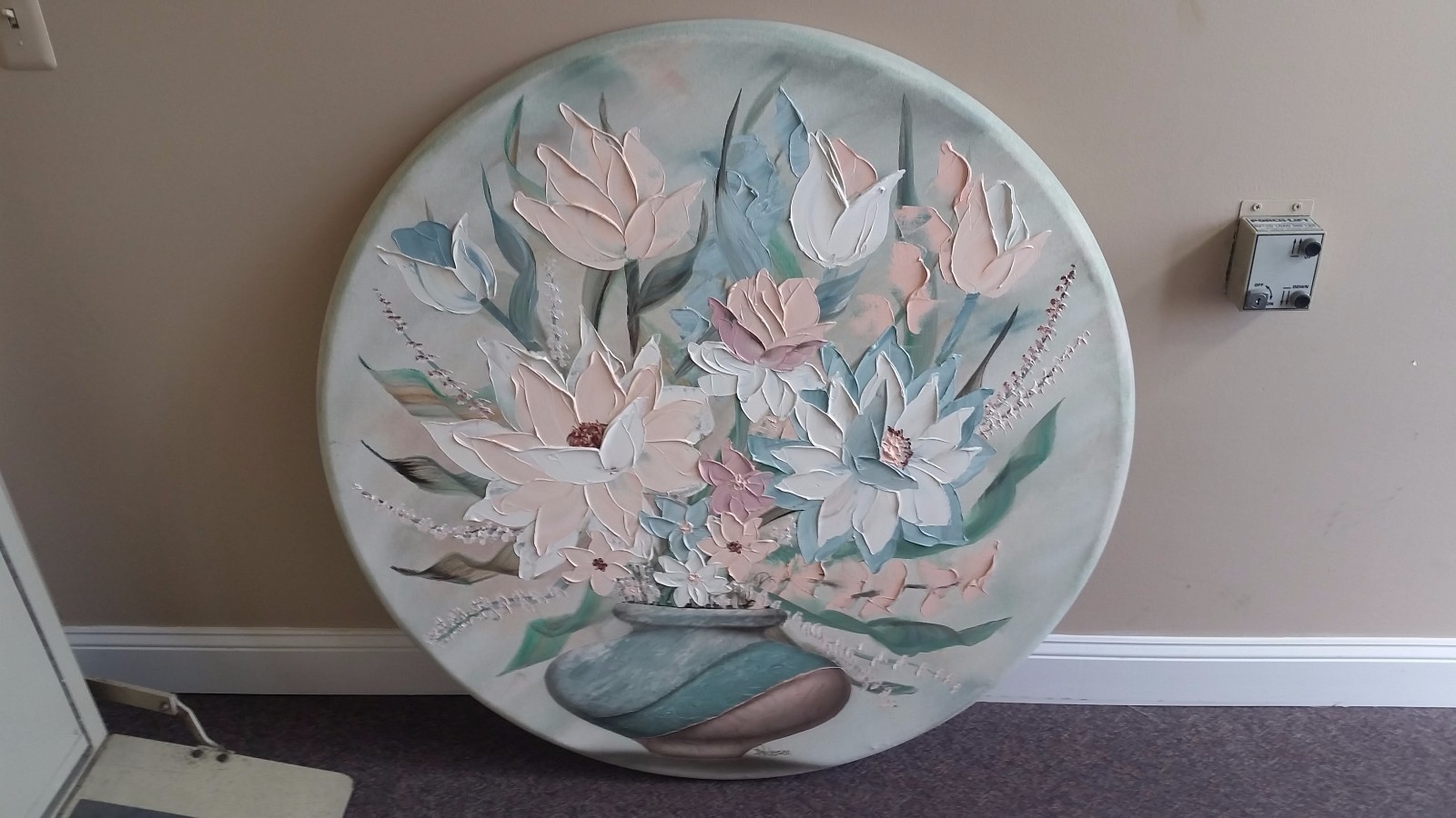 MCM Andersen Signed Original Floral Still Life Oil Painting LARGE 45