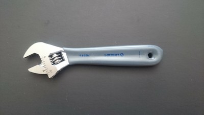 Wright -  Precision Adj. Wrench Cobalt Finish Cushion Grip 1/2'' Capacity  4''