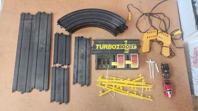 Tyco Turbo Boost Firebirds Slot Car Race Track
