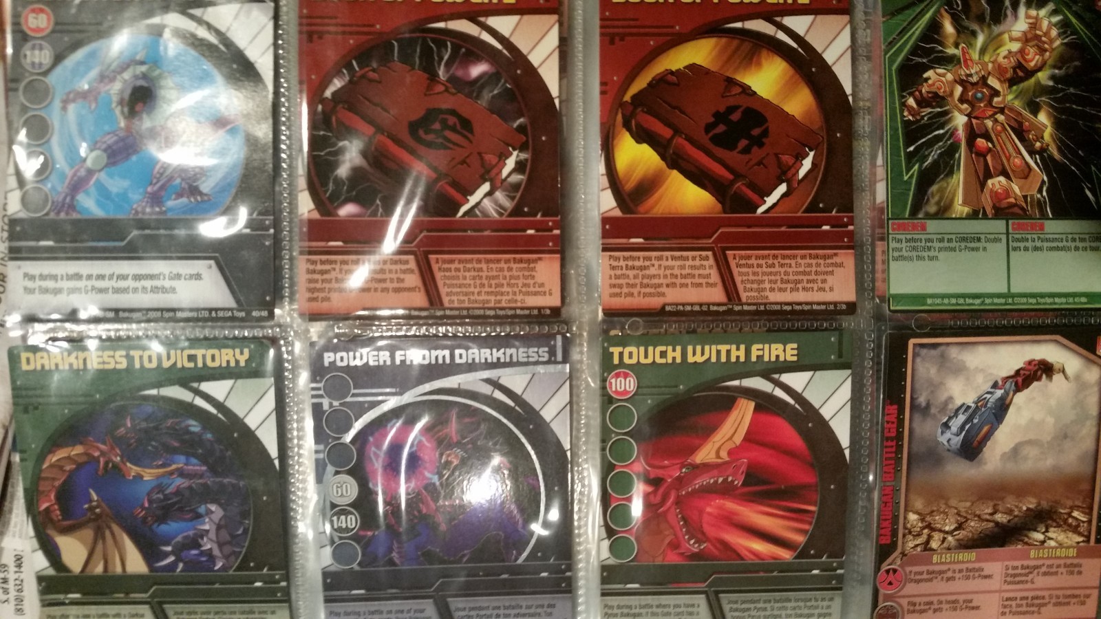 Bakugan Battle Brawlers Lot of 80 Cards, Metal? Cards, Others in BAKUGAN BOOK