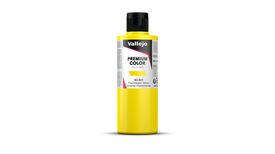 Peinture acrylique jaune fluorescent couleur premium 200 ml par Vallejo pour ...
