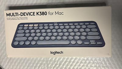 Logitech K380 Wireless Bluetooth Keyboard for Mac - Blueberry