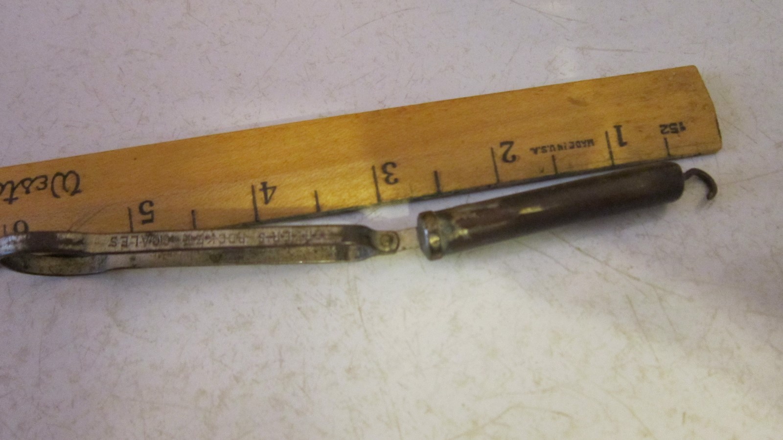 Antique 19th Century Parker's Foldable Pocket Scales Pat., May 18, 1880