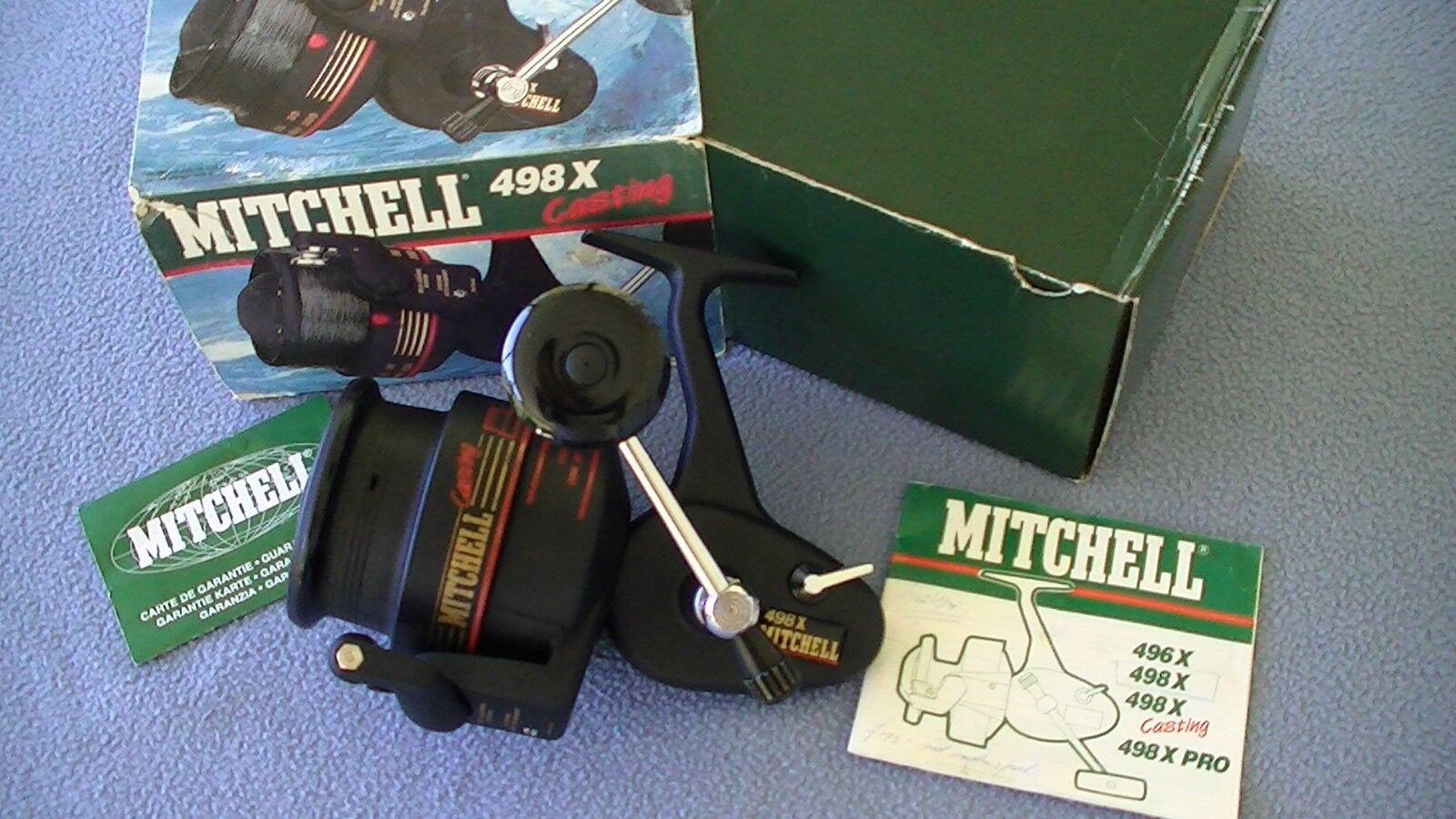 RARE VINTAGE MITCHELL 498X CASTING SPINNING REEL - TOUNAMENT RARE VINTAGE MITCHELL 498X CASTING SPINNING REEL - TOUNAMENT
