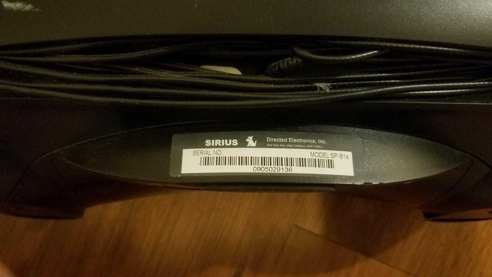 Sirius XM Satelite Radio SP-B1 Boombox , Antenna, Power cord