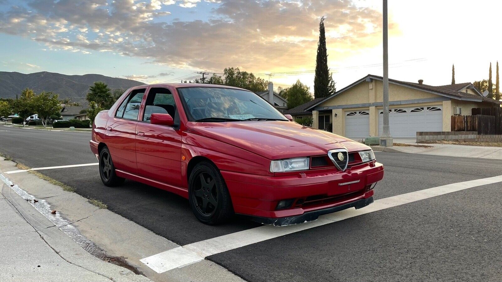 A '97 Alfa Romeo 155 in California by Way of Japan
