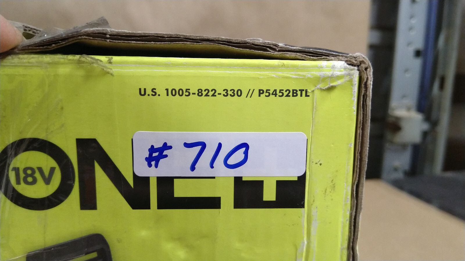 RYOBI One+ 8 in. 18-Volt Lithium-Ion Battery Pruning Chainsaw (Tool-Only) #710