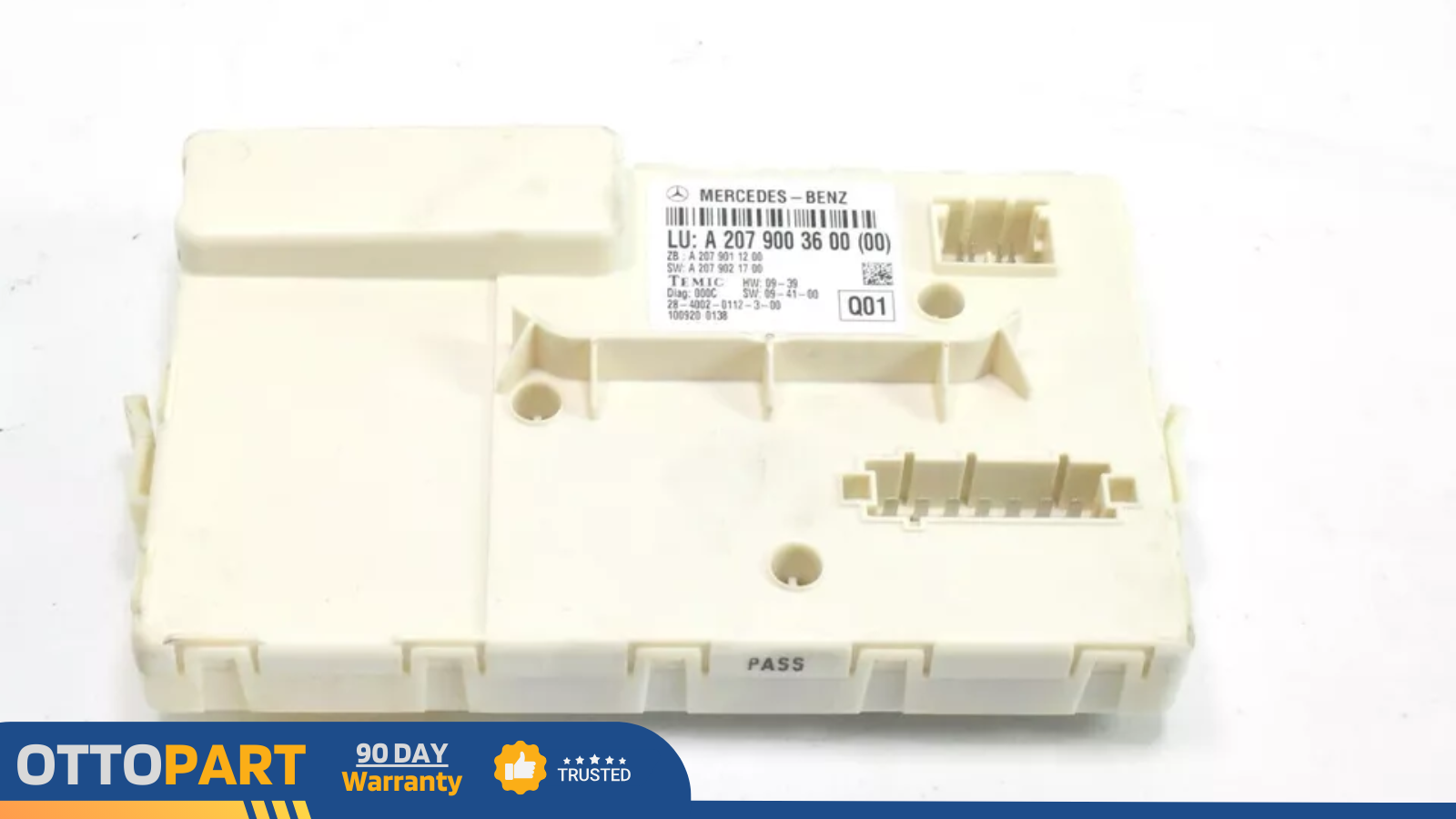 10-16 Mercedes W207 C207 E350 E550 Coupe Rear Quarter Window Control Module OEM