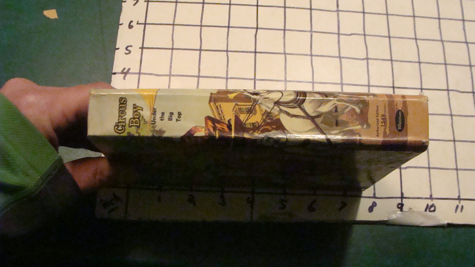 Original 1957 Circus Boy Under The Big Top HC Book by Dorothea J. Snow - Whitman