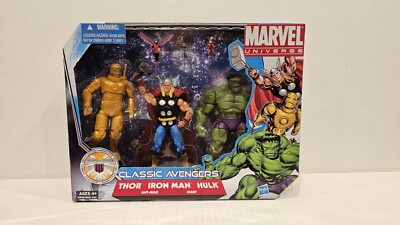 Marvel Universe Classic Avengers Thor Iron Man Hulk Ant Man Wasp New Sealed box