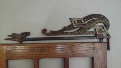Details about / Style Set Rings Store Curtain Curtain Rod Deco Scarf Curtain Rod Window show original title