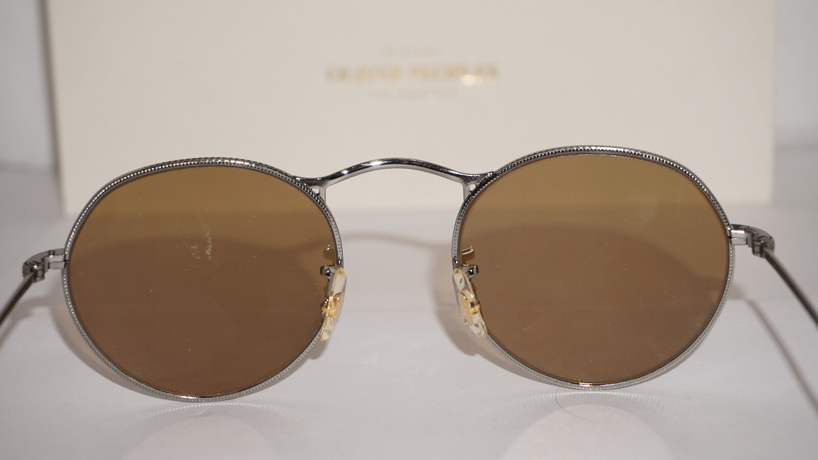 Pre-owned Oliver Peoples Sunglasse M-4 30th Gold Gold Mirror Ov1220s 5039w4 49 20 145