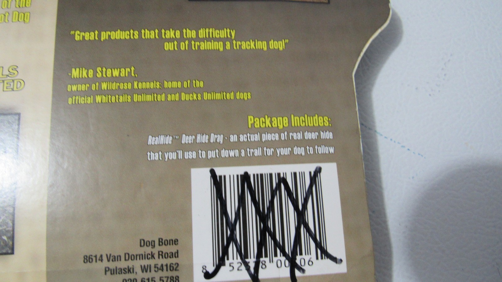 Dog Bone Game Recovery Real Hide Deer Drag 8