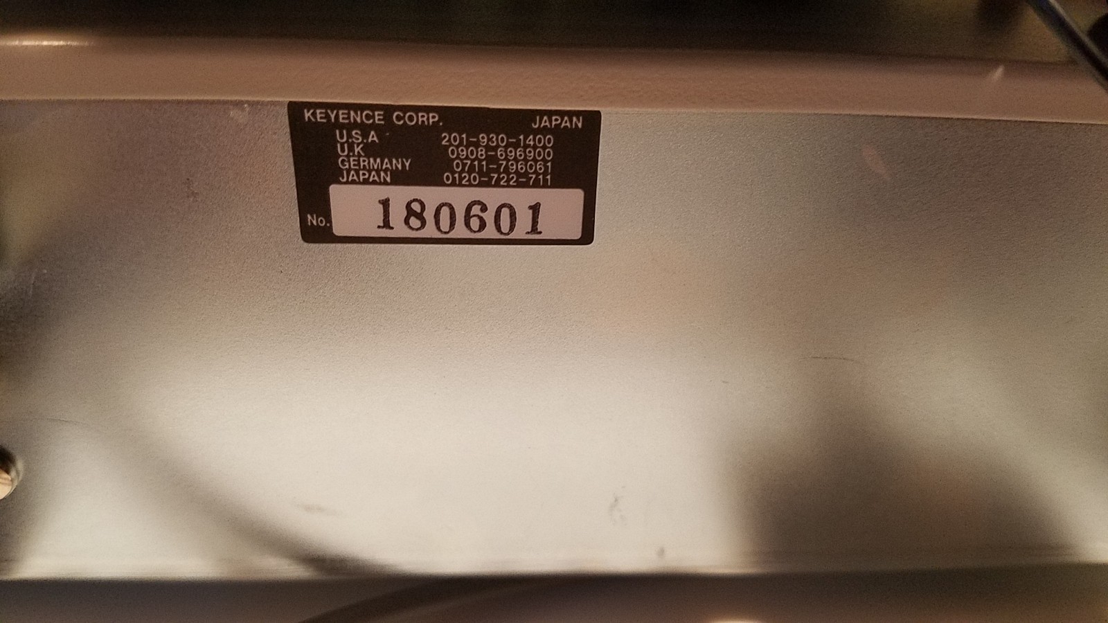 Keyence LT-8110, LT-8105, LT-V201 Laser Confocal Displacement System (CS3.2)