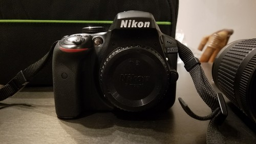 Nikon D3300 DSLR 24.2 MP Camera With 2 Lenses BUNDLE Nikkor 70-300mm +18-55mm