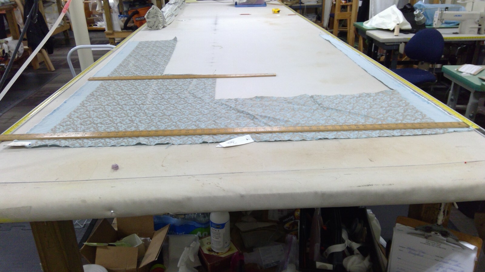 DESIGNER FABRIC - FORTUNY - DELFINO in Aquamarine & silvery gold texture