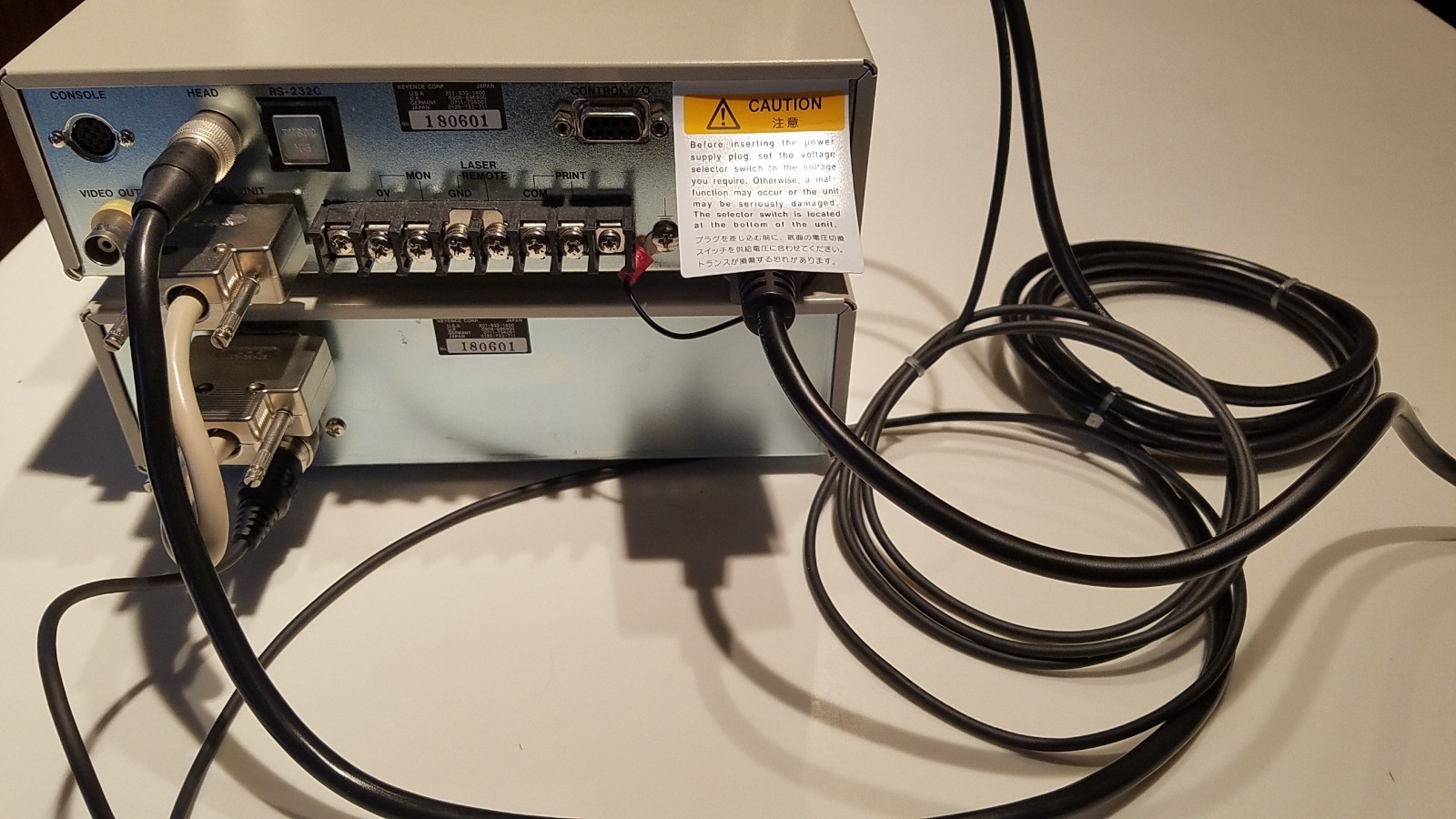 Keyence LT-8110, LT-8105, LT-V201 Laser Confocal Displacement System (CS3.2)