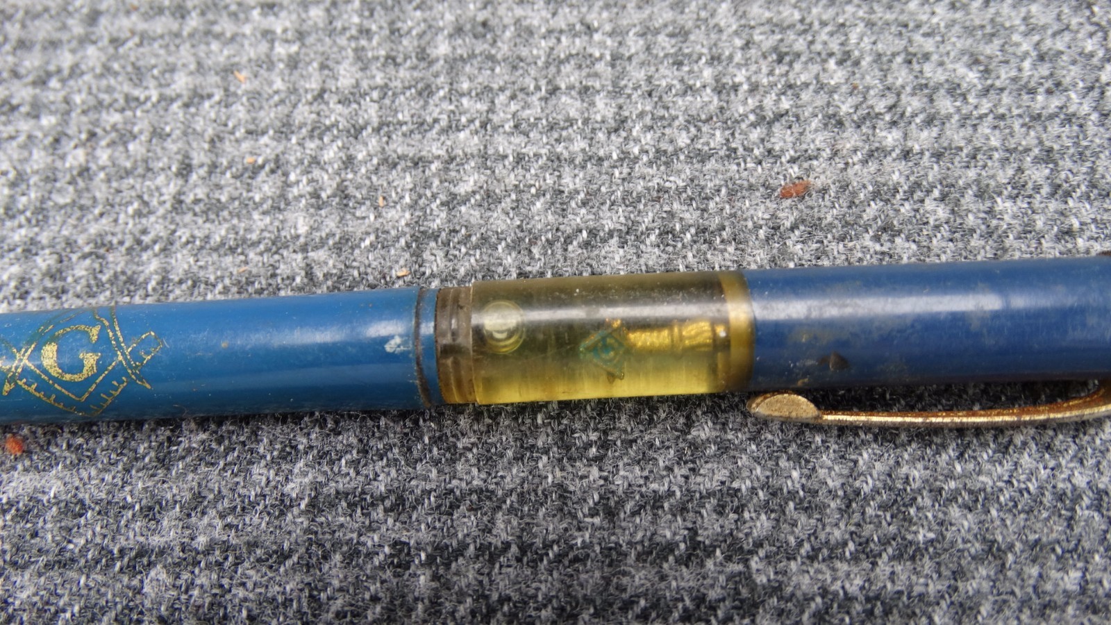 Everlast Mechanical Pencil Blue Barrel Mason's Grand Lodge of Kentucky - 1960's