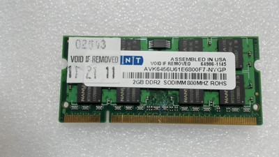 Avant 2GB DDR2 800Mhz Memory RAM AVK6456U61E6800F7