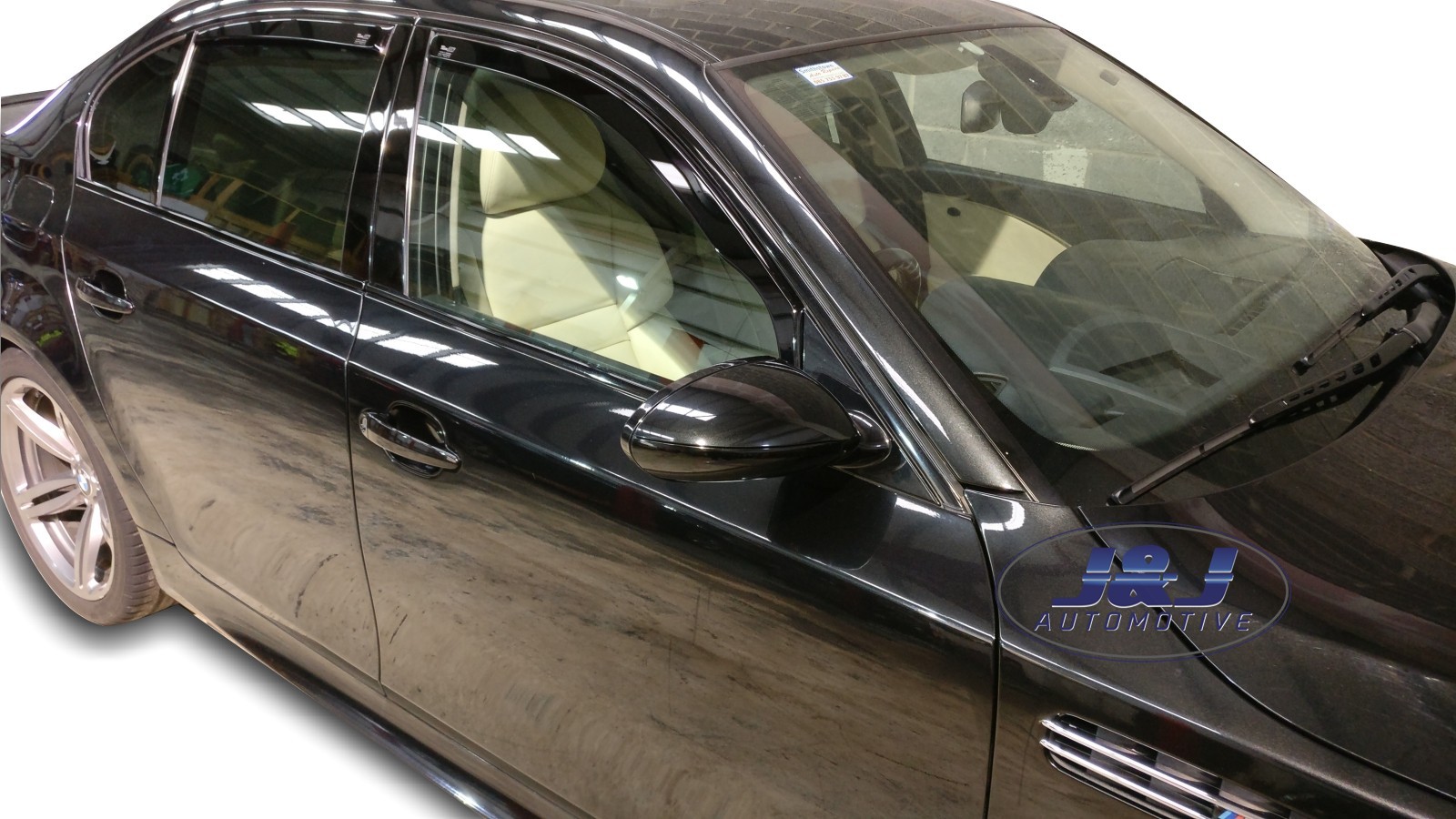 Wind Deflectors BMW 5 E60 Saloon 4doors 20042010 4pc HEKO Tinted New