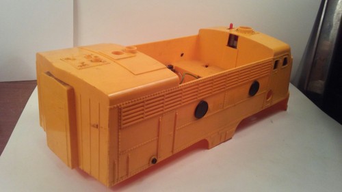 Vintage Authentic Remco Mighty Casey Ride-On Train Plastic Body