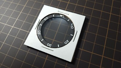 Seiko Mod, matte black bezel insert for Skx007 and other Seiko watches