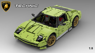 42115 Technic Lamborghini Miura Concept - B-Modell instructions - PDF only