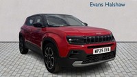 2025 Jeep Avenger 1.2 Summit 5dr Hatchback Petrol Manual
