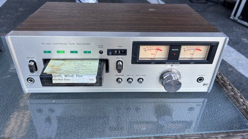 Radio Shack Model TR-883 8 Track Stereo Player/Recorder Tested plus car 8 track
