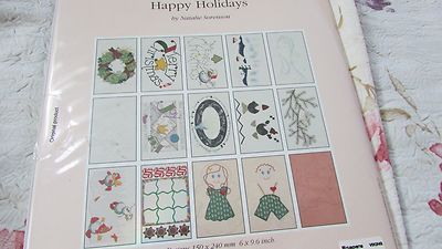 Husqvarna Viking Set #110 HAPPY HOLIDAYS by Natalie Sorenson Designer 1 & PC EXC