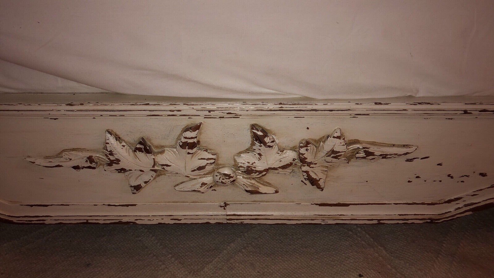 French Antique handcarved double bed, excellent detail and handiwork