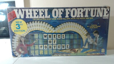 Wheel Of Fortune Board Game 3rd Edition 1986 Merv Griffin Vintage
