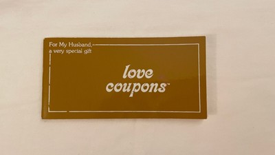 Vintage retro 1976 Love Coupons, never used - Four Score, Inc