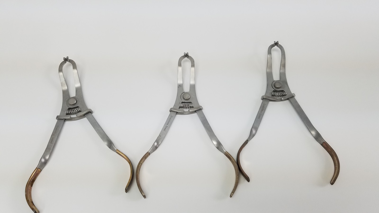 Lot of 3 - Garrison MPD DENTAL Sectional Matrix Ring Placing Pliers Placer