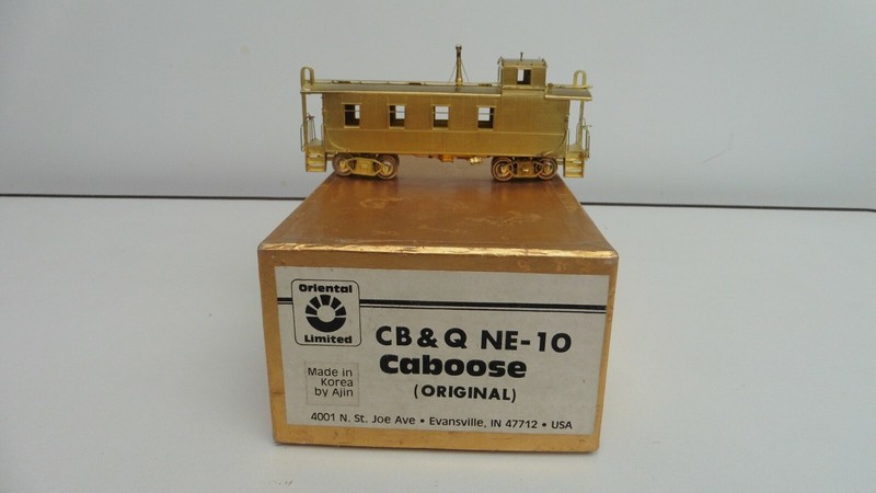 Oriental Limited Cb&Q Ne-10 Caboose Original Unlackiert Spur H0