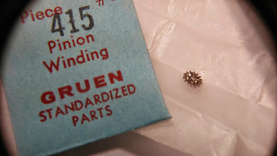 Gruen 415 winding pinion 410, Brand NEW, watch part
