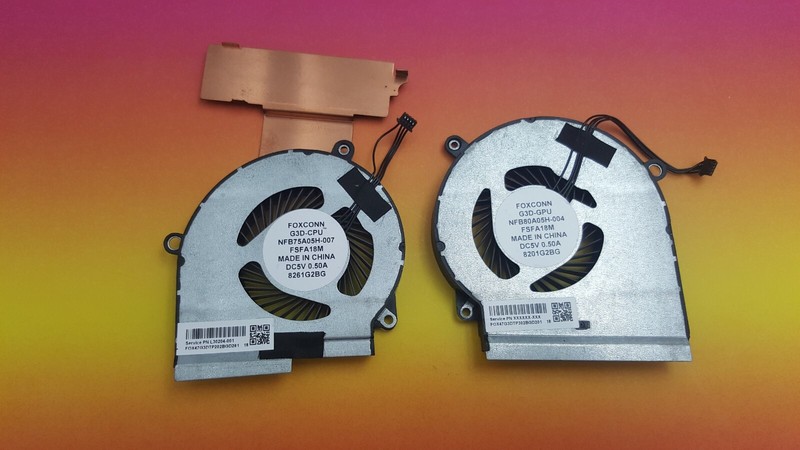 Ventilateur Cpu + Gpu Fan Hp PrÃ©Sage 15-Dc SÃ©Rie L30203-001, L30204-001 Cooling