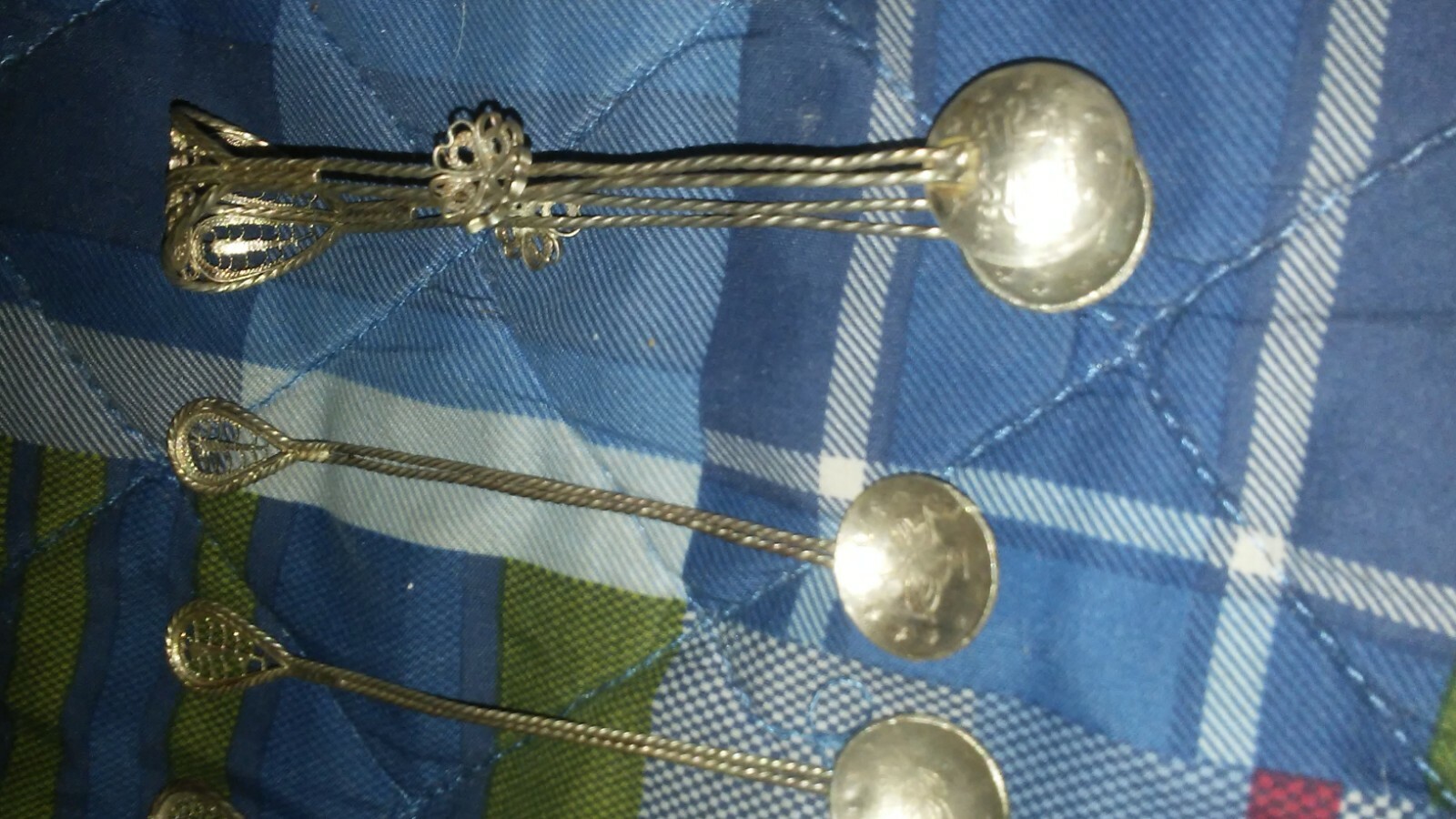 1900s Coin Silver Ottoman Empire Demitasse Spoons