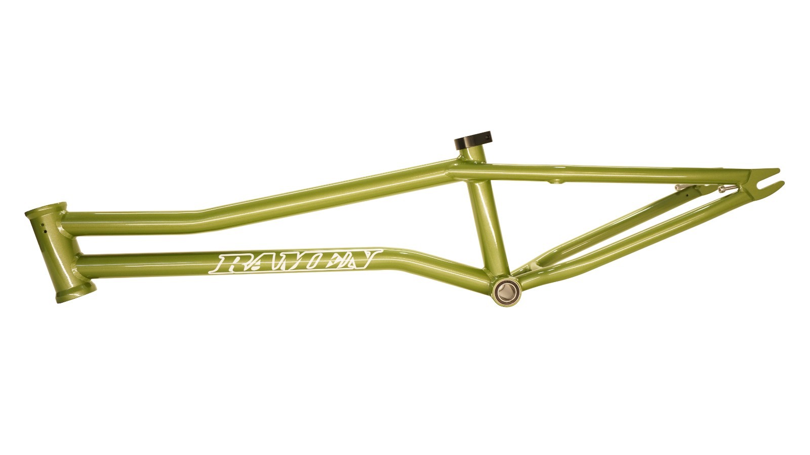 19.5'' TT FAR EAST CYCLES 4130 CROMO RAMEN METAL GREEN BMX