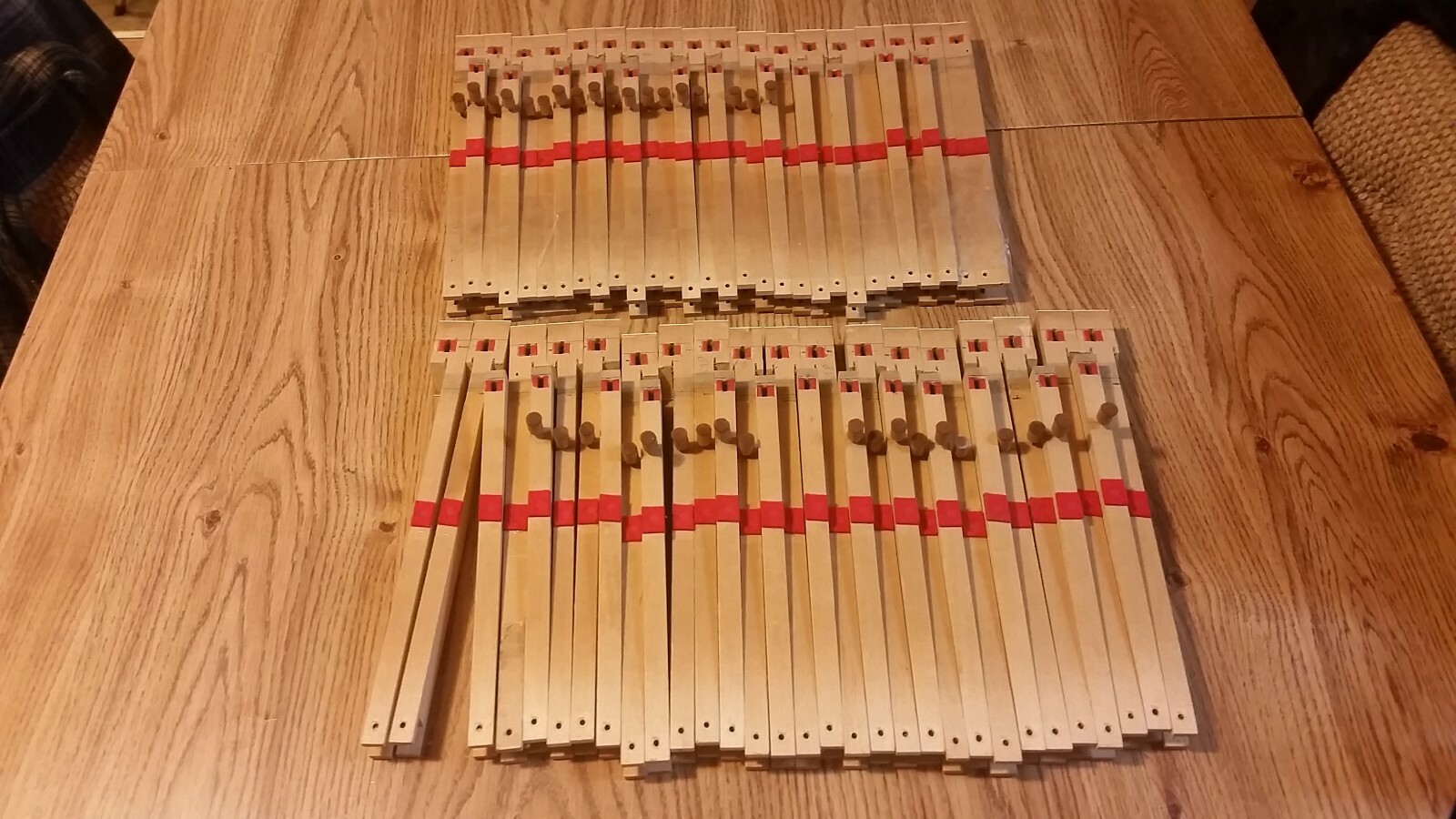 Estey Pump/Reed Organ. Keys and Guidance Pins--White Keys 11