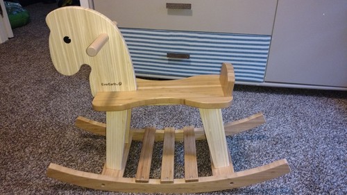 Everearth by Maxim Bamboo Rocking HORSE~Non-Toxic WOOD! Adorable