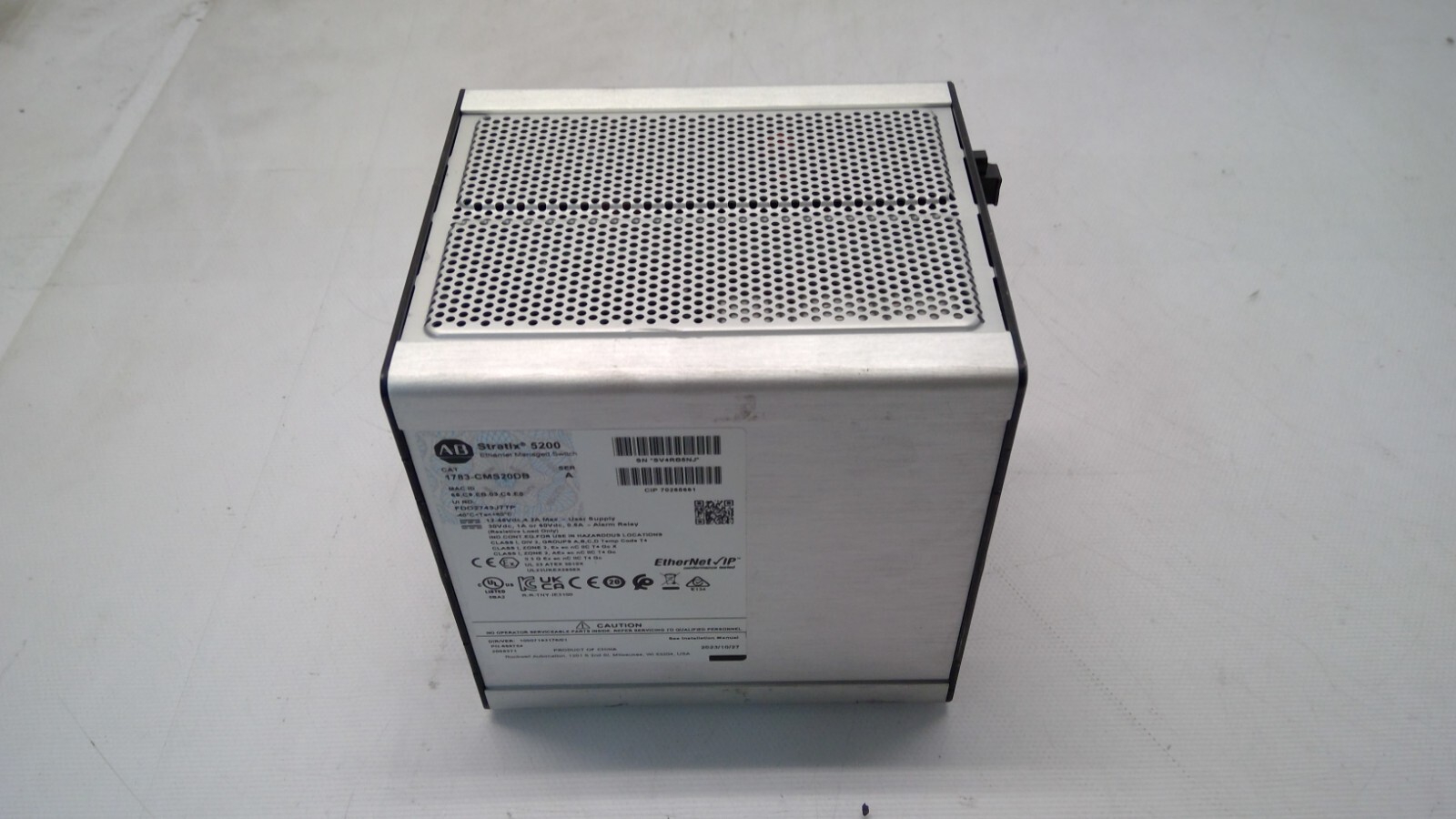 Allen Bradley 1783-CMS20DB Stratix 5200 Managed EtherNet