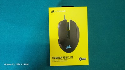 CORSAIR - Scimitar RGB Elite Wired Optical Gaming Mouse 17 Programmable Buttons