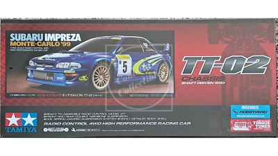 Tamiya RC 1/10 '99 Subaru Impreza 4WD Touring Kit TT-02 Chas