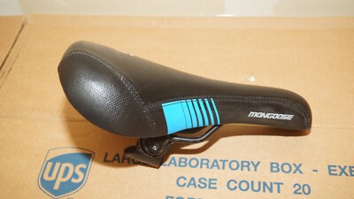Mongoose Showell Bike Seat Blue Black MADE FOR PACIFIC CYCLE INC  EUC!