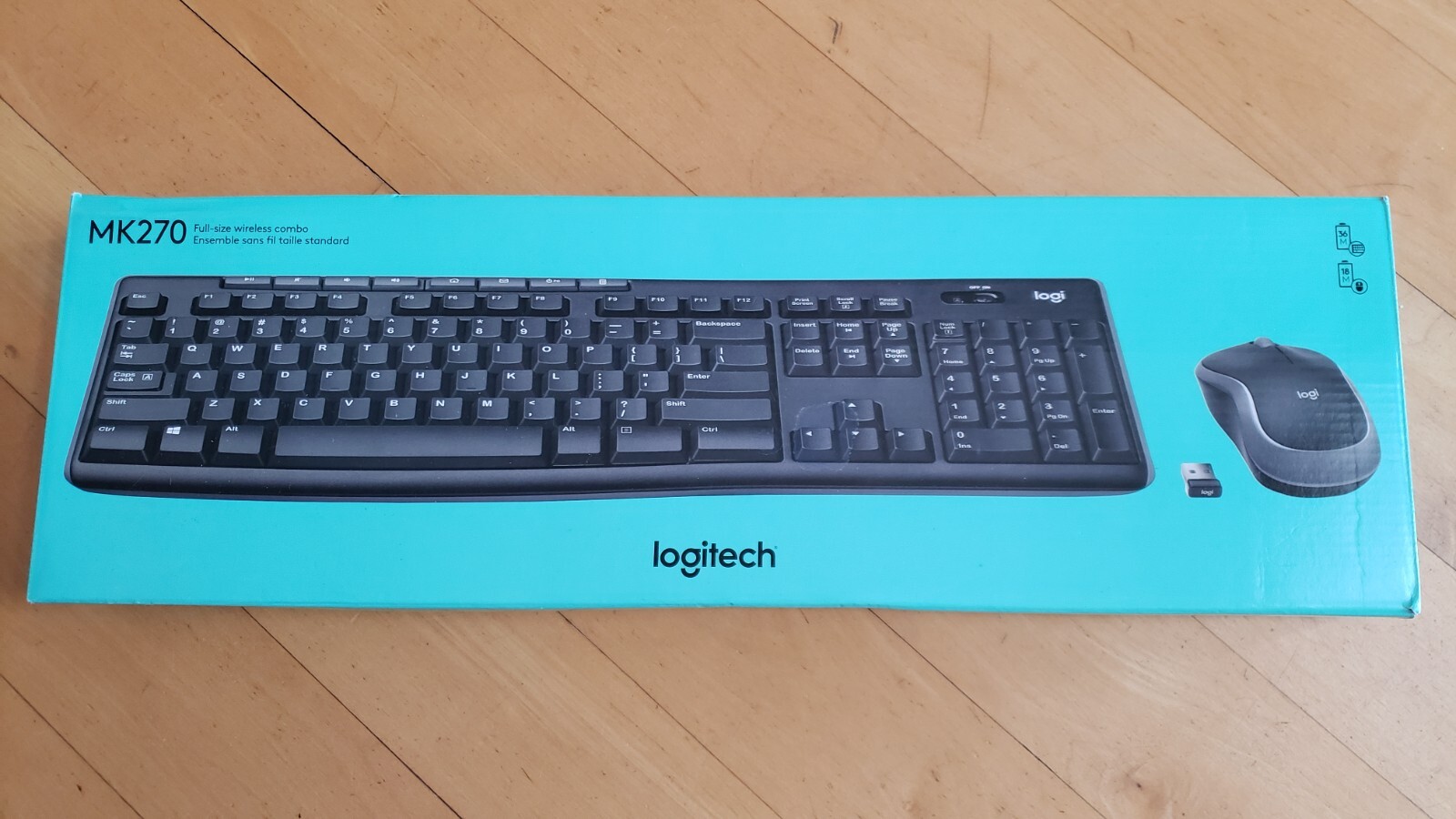 Logitech MK270 Wireless Keyboard & Mouse Combo - 920-008813 