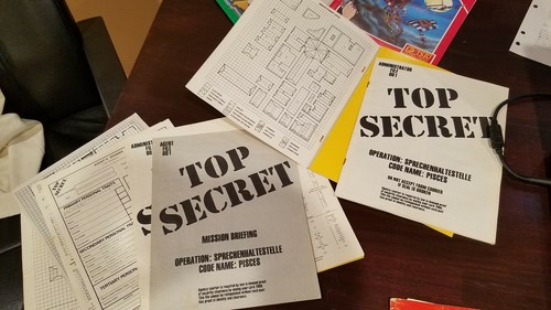 Top Secret Role Playing Game RPG by TSR lot GOOD